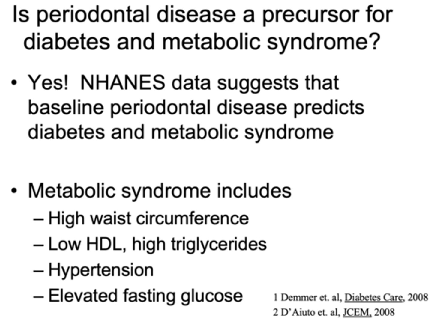 <p>Metabolic syndrome</p>