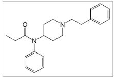 <p><span>Based on its structure below, you would most likely expect that fentanyl would be most likely absorbed by which route?</span></p>