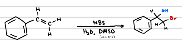 <p>NBS, H2O, DMSO</p>