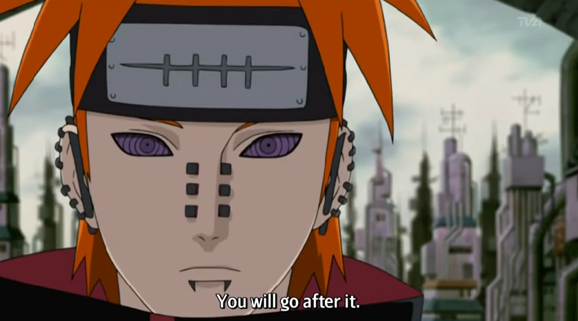 <p>hunt, raid, gather</p><p>Pronounced Kari</p><p>ill: Naruto à Tsunade, Jiraya, Sakura et Kakashi quand ils apprennent que Sasuke a tué Orochimaru: “Mada Akatsuki-gari no ninmu wa keizokuchū nan daro? Nara Sasuke ni au tame ni mottomo kakuritsu no takai Akatsuki no menbā soitsu o sagasu ttebayo. Tsumari ore-tachi ga nerau no wa… Itachi da.“ <=> まだ暁狩りの任務は継続中なんだろ？ならサスケに会うために最も確率の高い暁のメンバー、そいつを捜すってばよ。つまり俺たちが狙うのは…イタチだ。: The Akatsuki-hunting mission is still ongoing, right? In that case, in order to meet Sasuke, I say we look for <em>that</em> Akatsuki member with the highest probability [of leading us to him]. In other words, our aim is Itachi.</p><p><u>ex</u>: 狩<span>る Karu: to hunt (animals), to search for (criminals), to go looking for (flowers etc..)</span></p><p><span>ill: Pain to Tobi: “</span>Jaa, Kyūbi no hō wa?<span>“ <=> </span>じゃあ九尾のほうは？ <span>: And what about Kyûbi?</span></p><p><span>=> Tobi: “Omae ga </span><em><span>kare</span></em><span>. </span>Rīdā to shite shippai wa yurusan.<span>“ </span>(<em>Imperative Plain Present</em>)<span> <=> </span>お前が狩れ。リーダーとして失敗は許さん<span>: You hunt for it. As the leader, failure won’t be tolerated.</span></p><p><span>ill: Pain qui dit à Tsunade de livrer Naruto: “</span>Jinchūriki wa hobo <em>kari</em>-oeta.<span>“ (</span><em><span>masu stem</span></em><span> car suivi par auxiliary) <=> </span>人柱力はほぼ狩り終えた。: We’ve finished hunting almost all of the Jinchûriki.</p>