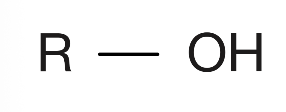 <p>Carbon with an sp<sup>3</sup> orbital connected to an OH</p>