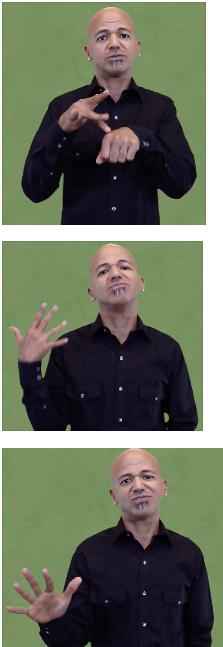 <p>Sign “TOUCH-FINISH” (as shown in image)</p>