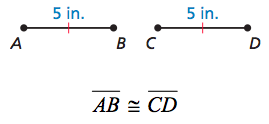 Geometric shapes that are the same shape and have the same measure are congruent.