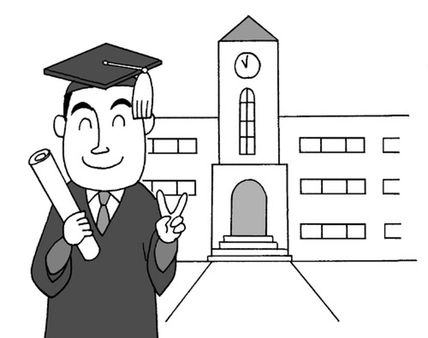 <p>To graduate (from)</p>