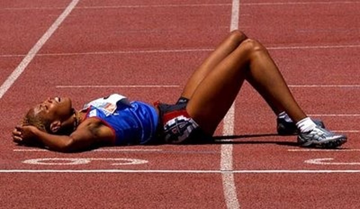 <p>Inability of muscle to maintain its strength of contraction or tension; may be related to insufficient oxygen, depletion of glycogen, and/or lactic acid buildup</p>