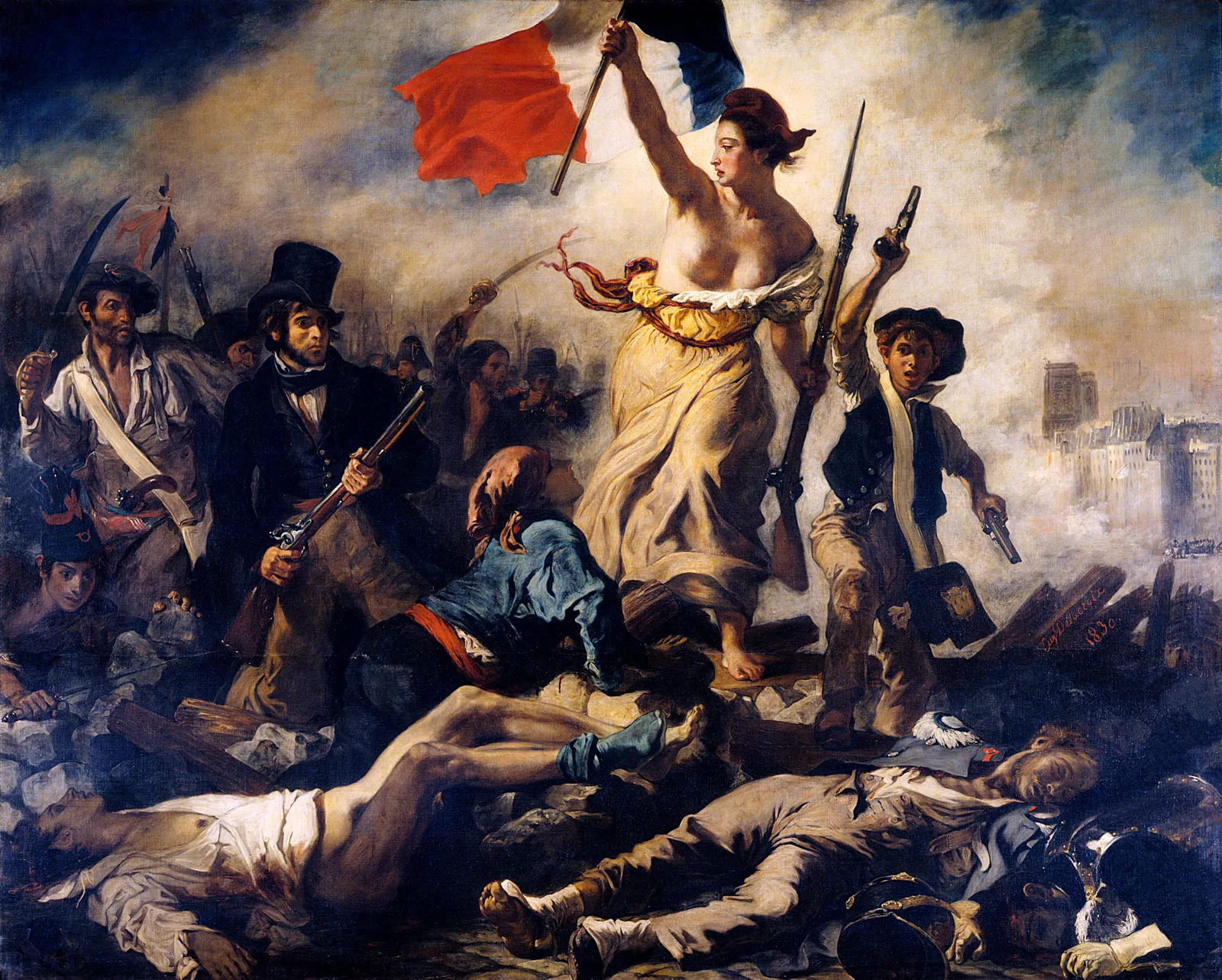 <p>liberty leading the people, france</p>