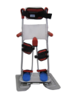 <ul><li><p>Similar to standing frame</p></li><li><p>Base has two distal plates that rock slightly to enable swiveling gait</p></li><li><p>A swivel walker is a modification of the parapodium that translates trunk rotation into forward movement of a dual footplate mechanism</p></li></ul><p></p>