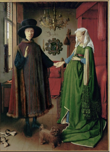 <p>Arnolfini Portrait Notes</p>