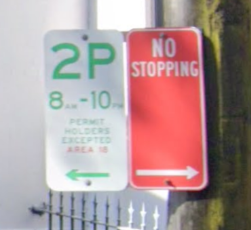 <p>Which Australian state is the only state to use red “no stopping” signs?</p>