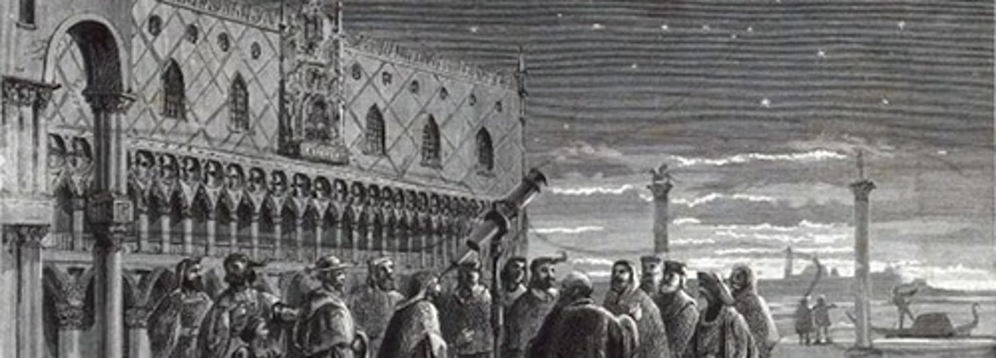 <p>period of major advances in science during the 16th and 17th centuries, including the heliocentric theory by Copernicus.</p>