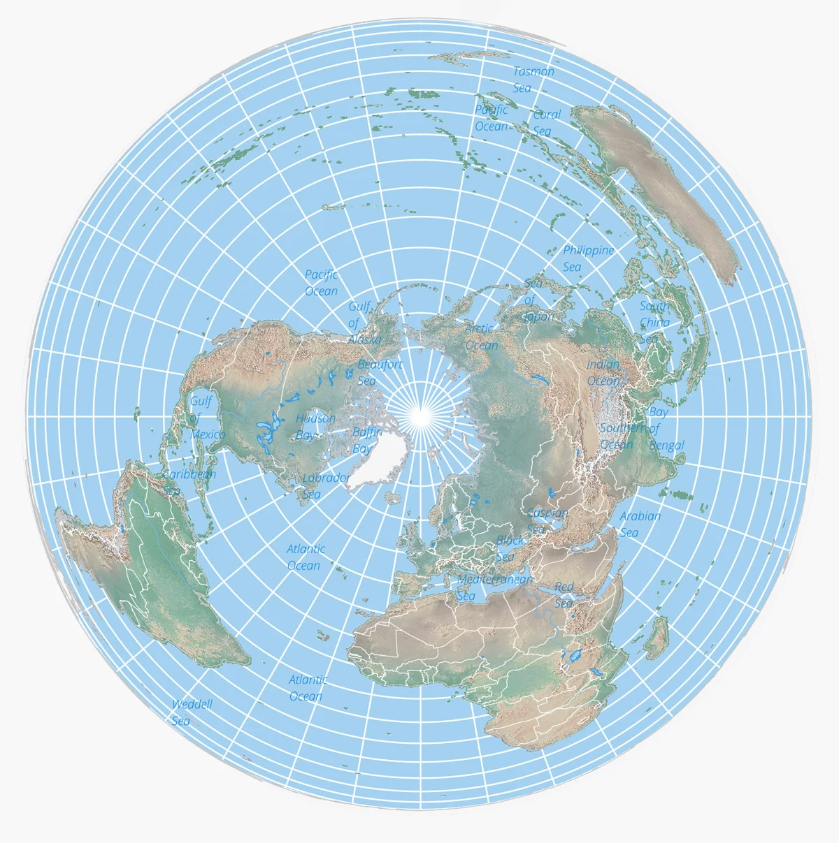Azimuthal Equidistant Projection
