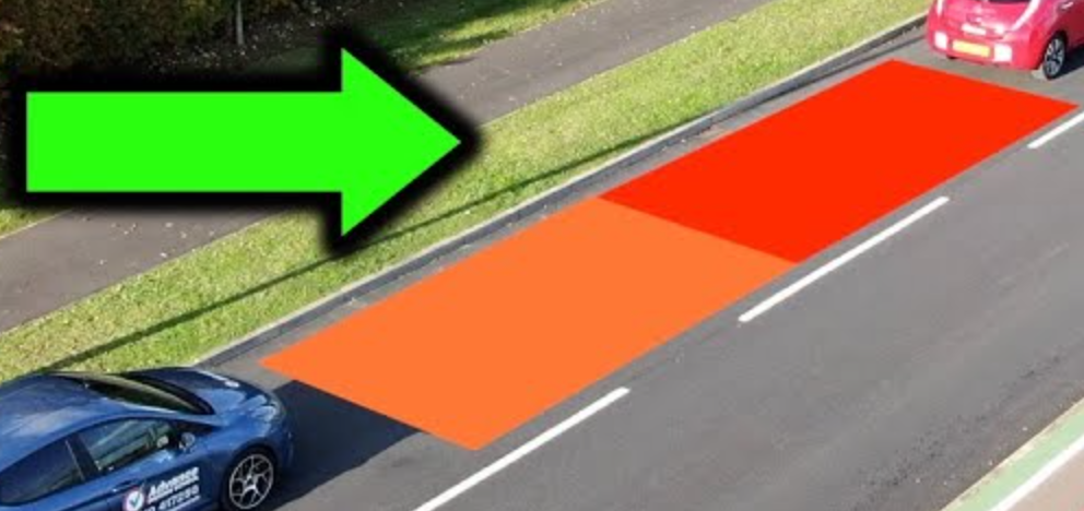 <p>What Is This Called?: Space Between Your Vehicle And The One In Front. </p>
