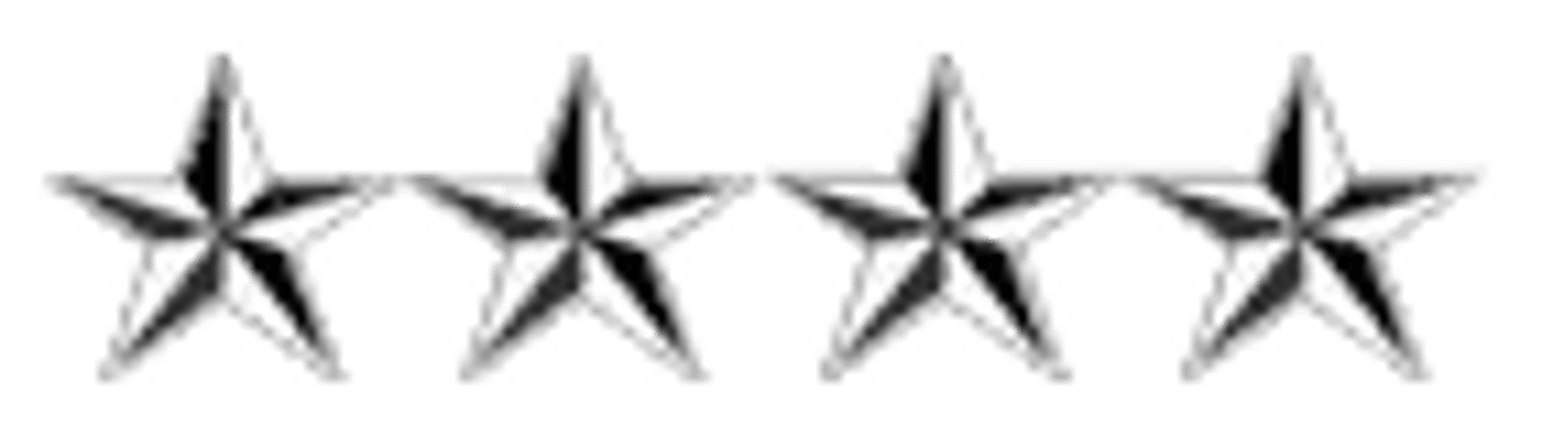 <p>O-10 (USAF, Army, USMC)</p>