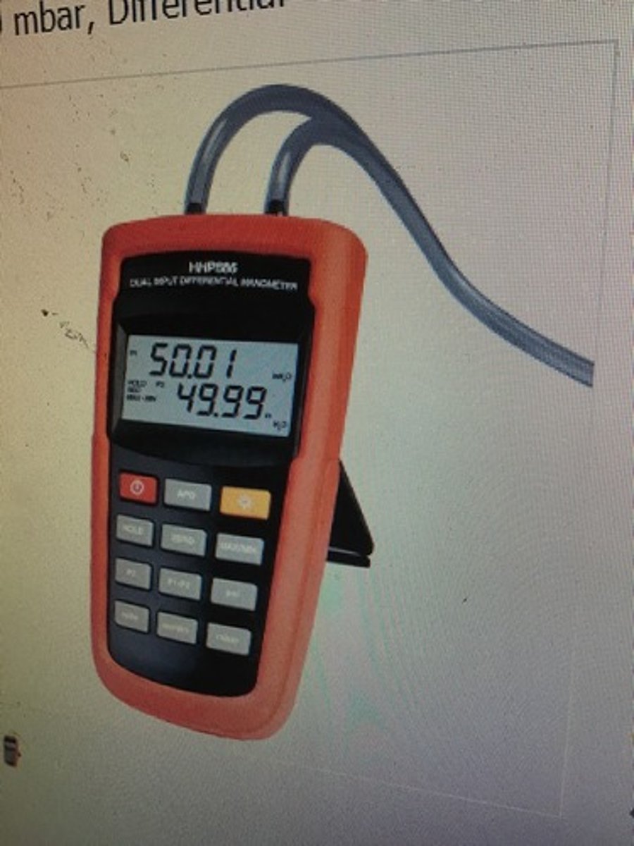 <p>instrument to measure pressure</p>