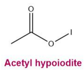 <p>NIS or Acetyl hypoiodite</p>