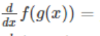 <p>Chain rule</p>