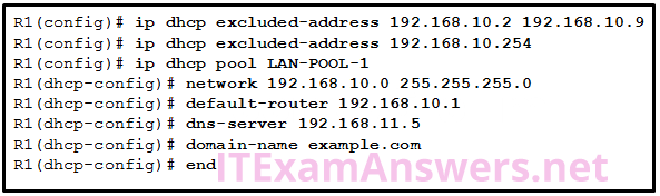 <ol start="99"><li><p>Refer to the exhibit. If the IP addresses of the default gateway router and the DNS server are correct, what is the configuration problem?</p></li></ol><p></p>