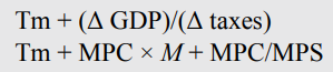  The magnitude of the effect that a change in taxes has on real GDP