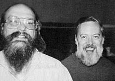 <p><strong>KEN</strong> Thomson &amp; <strong>DENNIS</strong> Ritchie</p>