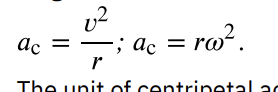 <p>the acceleration of an object moving in a circle, directed toward the center; units are m/s<sup>2</sup></p>