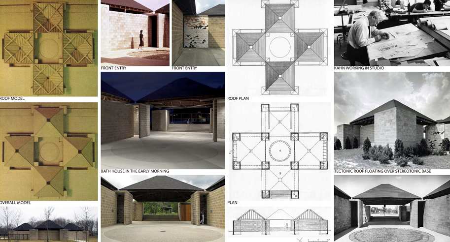 <p>A community project designed by Kahn, recognized for its blending of intimacy and monumentality.</p>