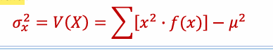<p>V(𝑋)</p>
