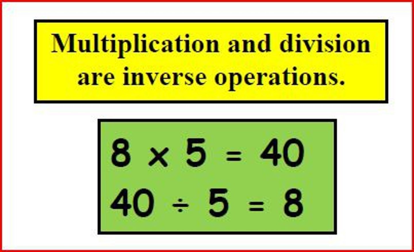 <p>Operations that undo each other.</p>