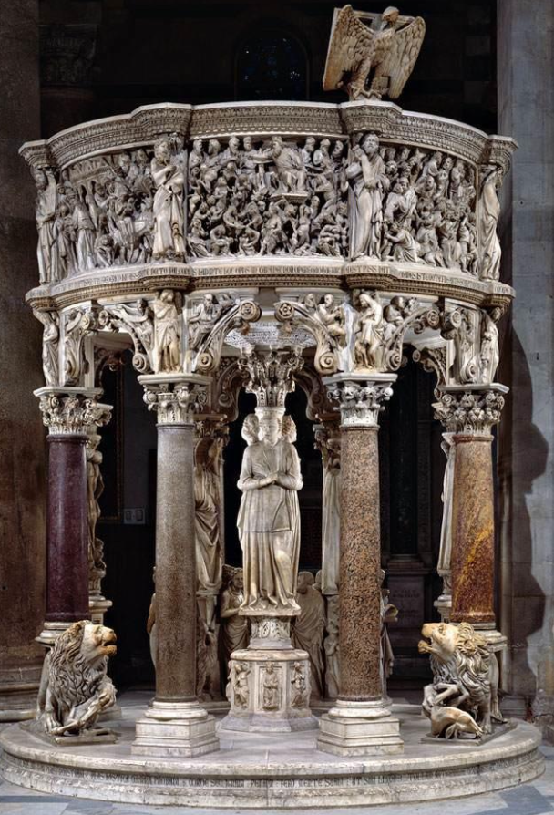<p>Pisa pulpit 1302 - 1310</p>