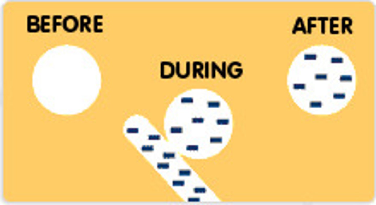 <p>the process of transferring charge by touching or rubbing</p>