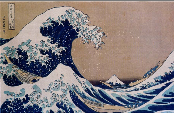 <p><span><strong>Hokusai, </strong><em>The Great Wave</em><strong>, 1800</strong></span></p>