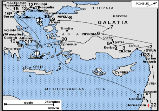 <p>Which missionary journey is this?</p>