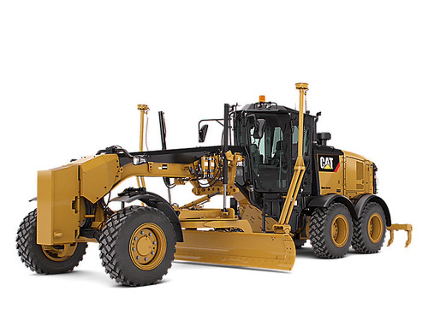 <p>is an earth working machine that grades or levels the ground</p>