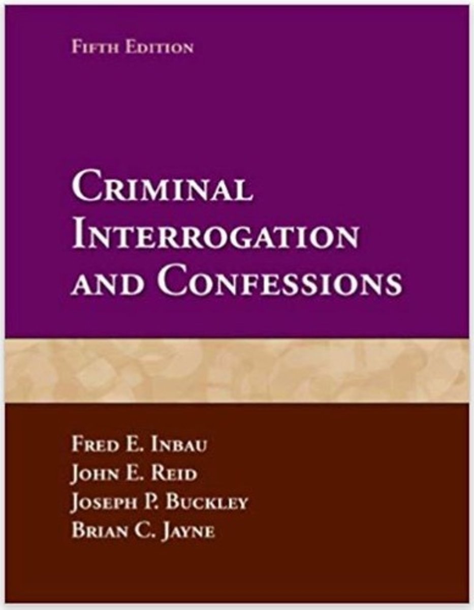 <p>Nine-step method for eliciting confessions from suspects.</p>