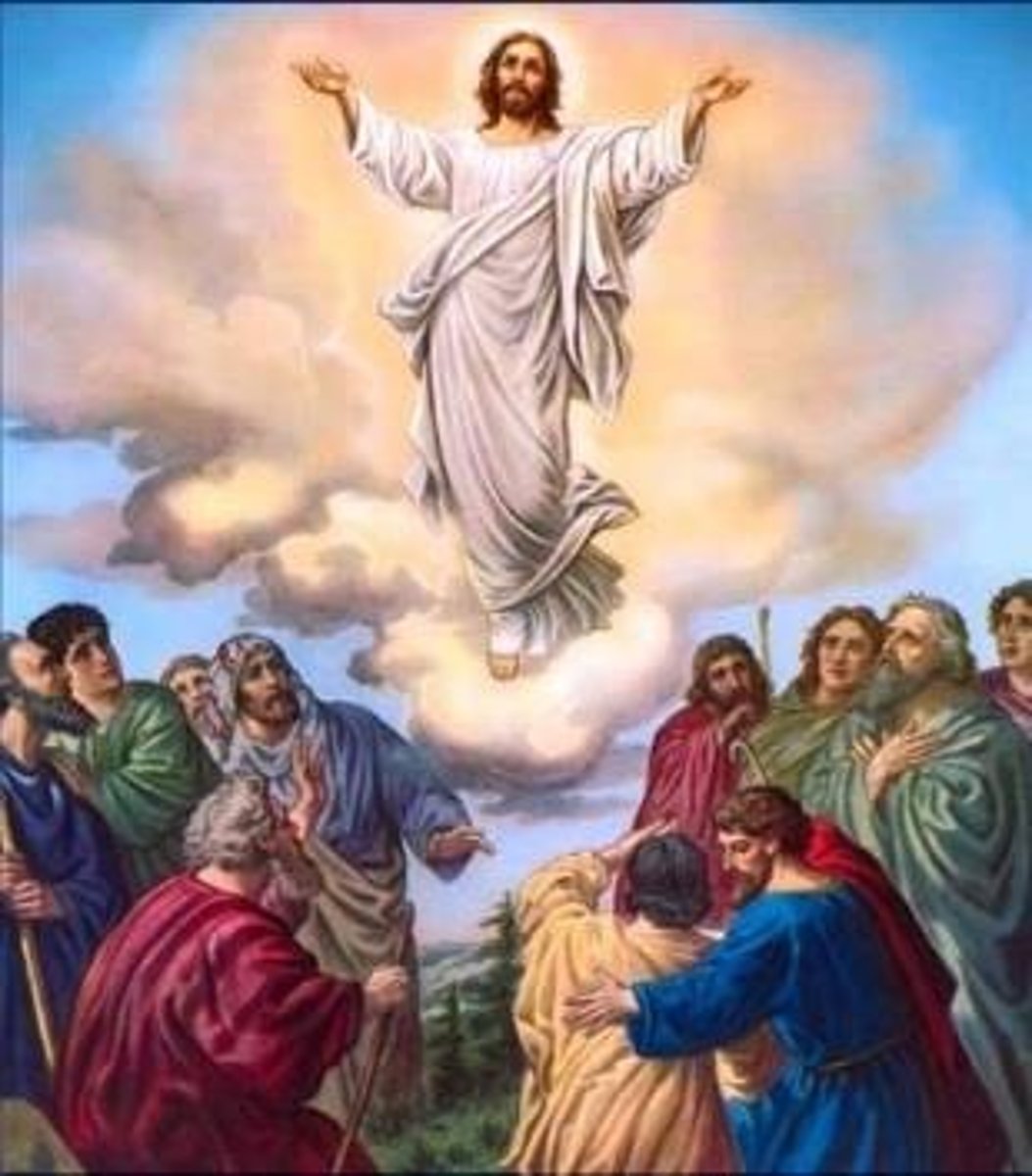 <p>When Jesus went up to heaven after 40 days</p>