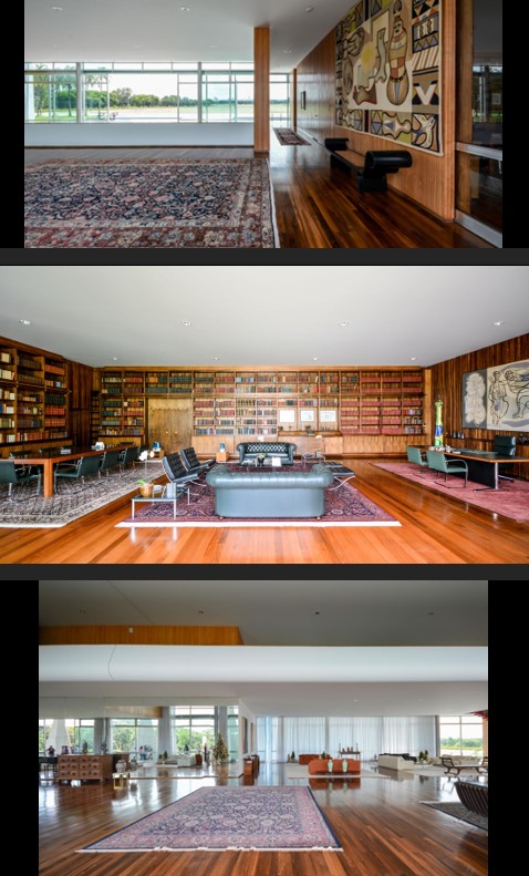 <p>This is the <strong>Presidential Residence</strong> in Brasilia, featuring an inverted arch and frontal-turned pilotis.</p>