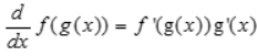 <p>differentiate the outer fxn while keeping the inner fxn the same. <span>multiply this by the derivative of the inner function.</span></p>