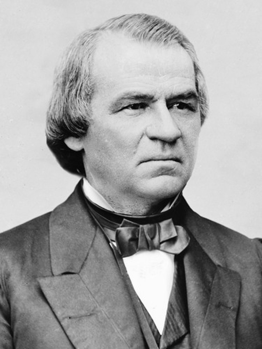 <p>Andrew Johnson 1865-1869 (Democrat)</p>