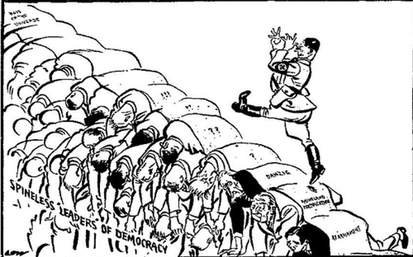 <p>Satisfying the demands of countries in an effort to maintain peace and stability.</p>