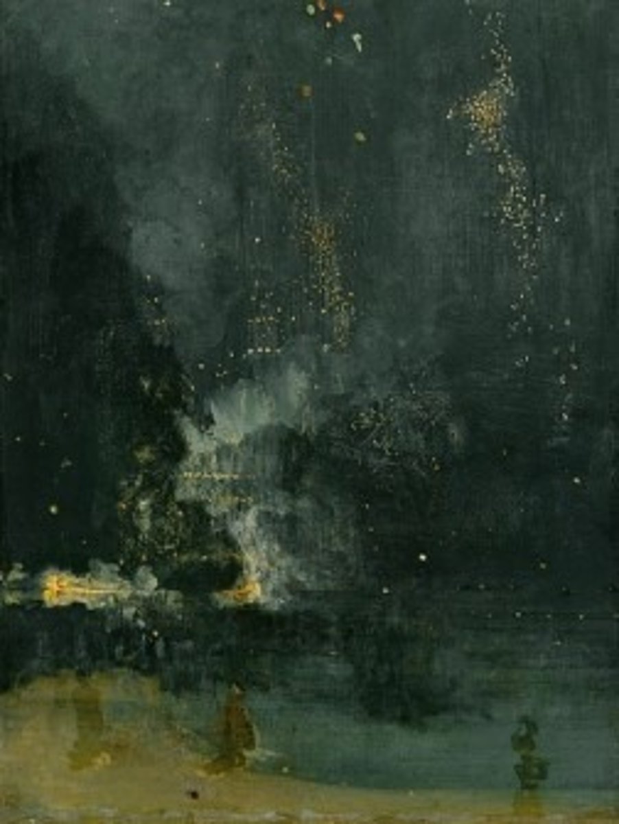<p>James McNeill Whistler ; peindre la nuit, lumières artificielles</p>