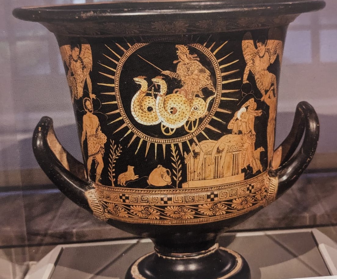 <p>When was the flight of medea vase made?</p>