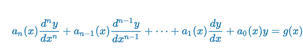 <p>Equivalently, L(y) = 0</p><p>Note: y = 0 is always a solution of a homogeneous linear equation</p>