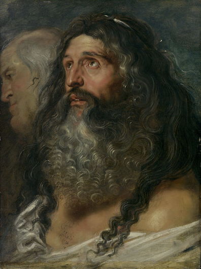 <p>Study of Two Heads (Peter Paul Rubens)</p>