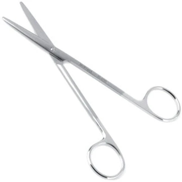 <p>Metzenbaum Scissors</p><p>to blunt dissect or cut soft tissue</p>