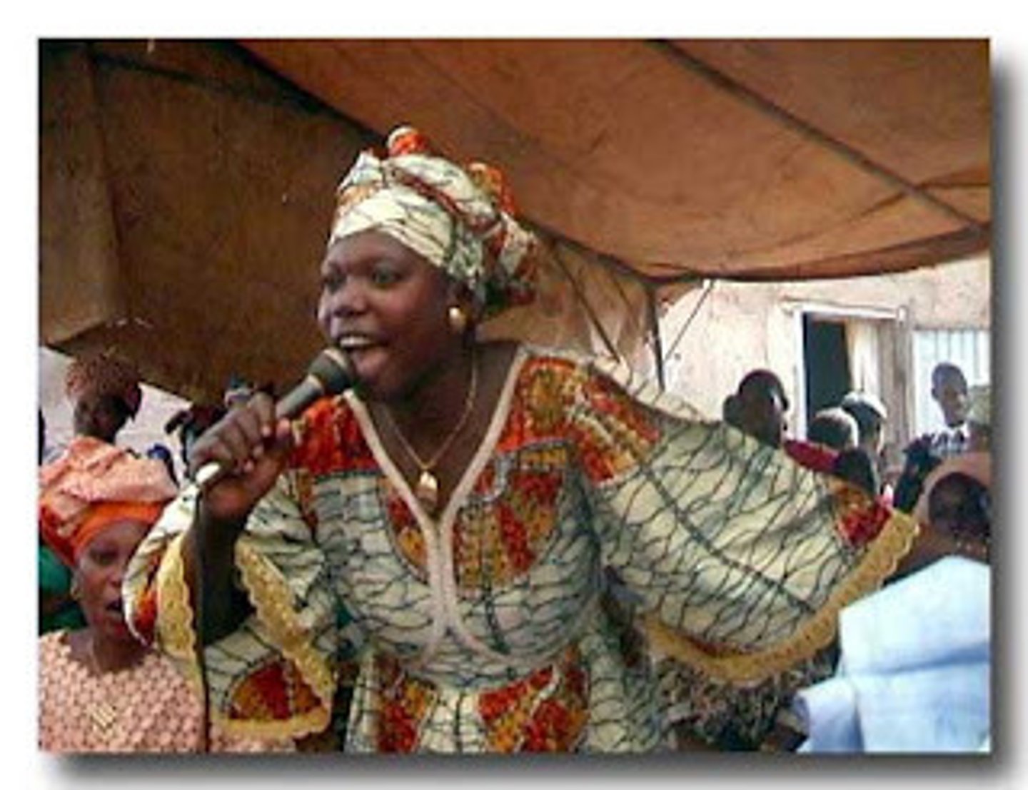 <p>A West African storyteller</p>