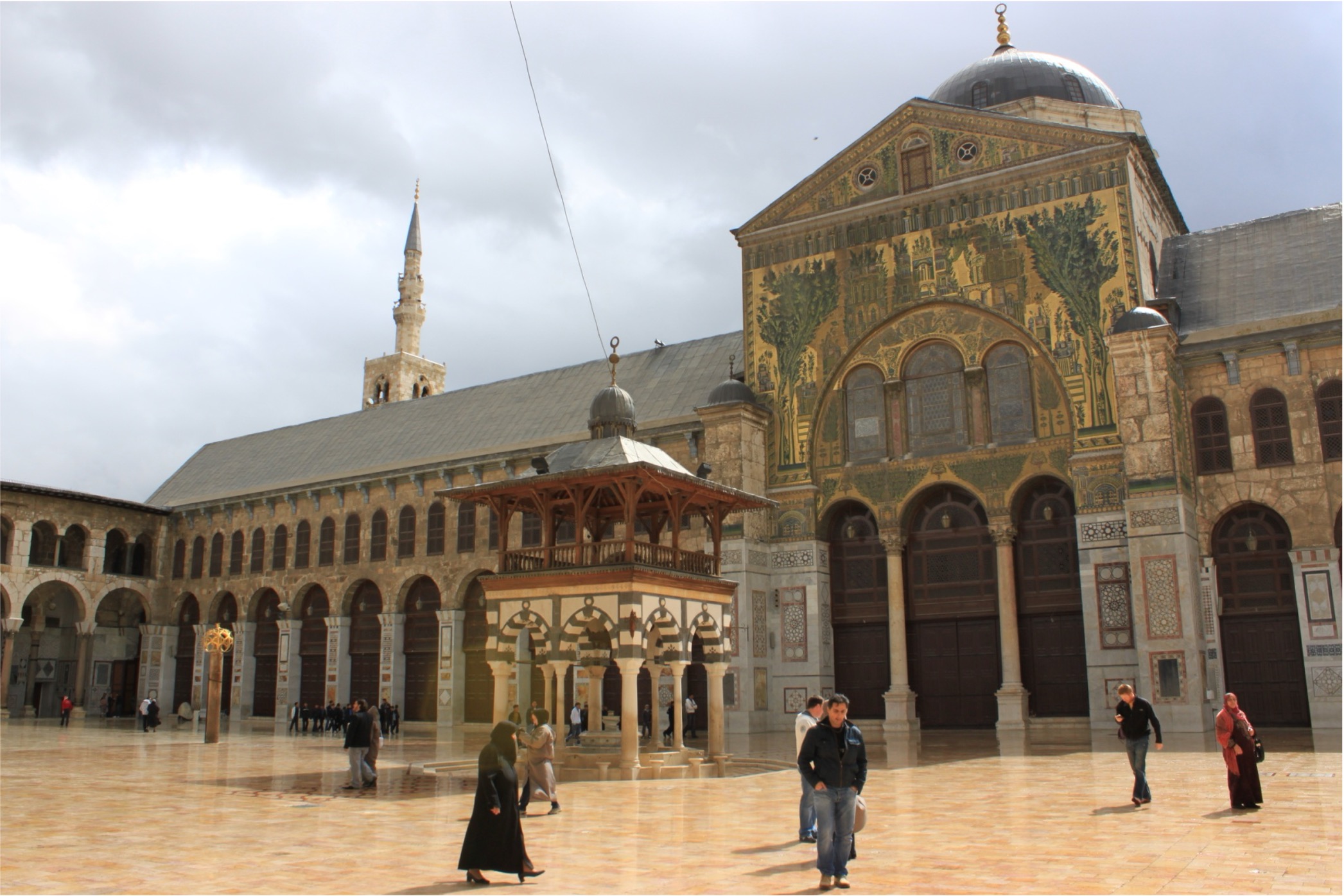 <p>Great Mosque, Damascus, Syria, completed 706 CE</p>