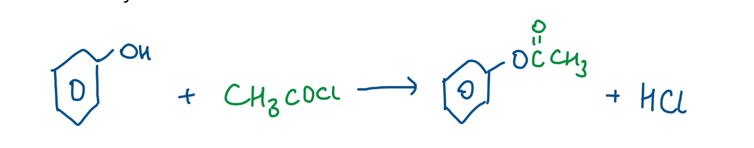 <ul><li><p>lone pair availability of O is low - due to it being delocalized most of the time</p></li><li><p>acid chlorides are v electronegative so will pull e- </p><p></p></li></ul><p></p>
