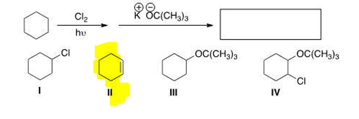 <p>What is the product in the following sequence reation?</p>