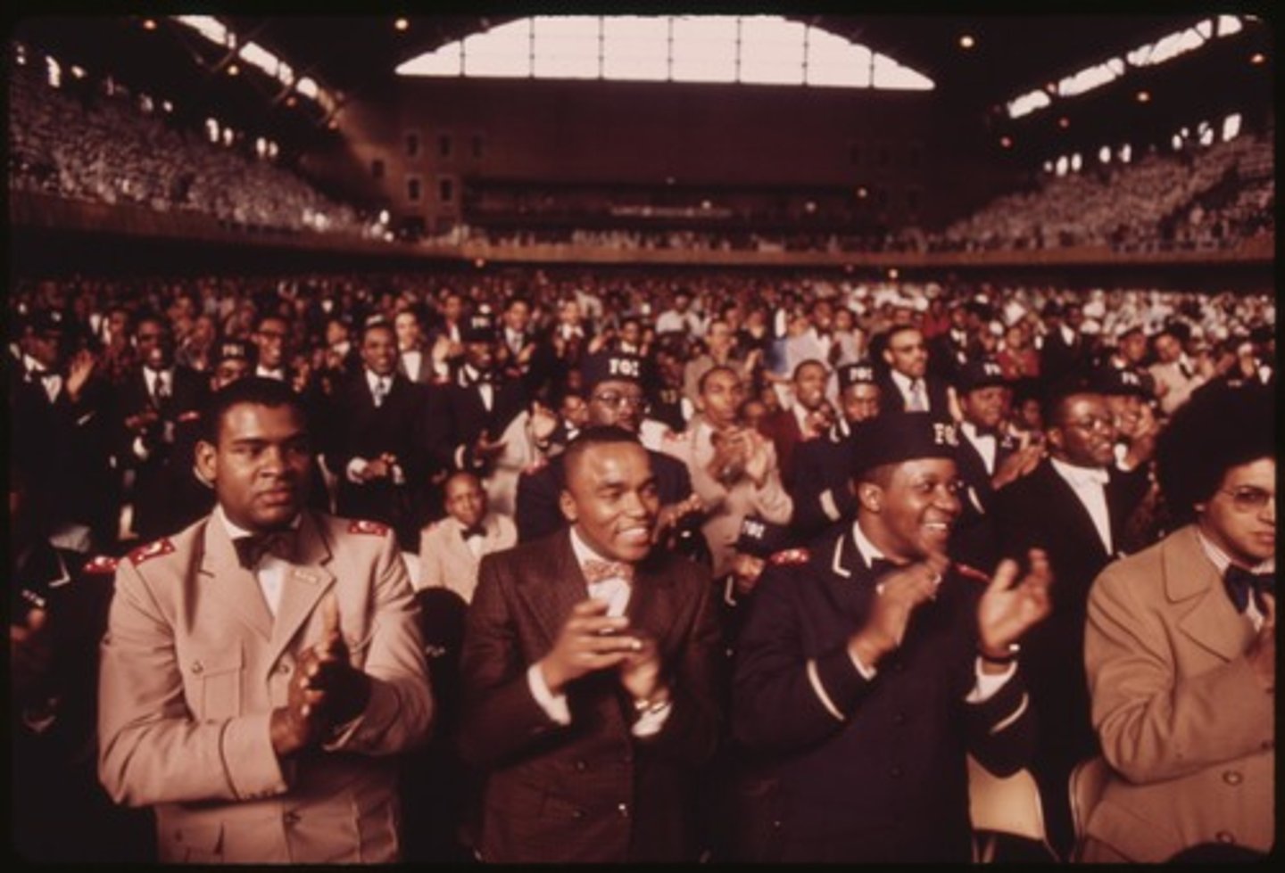 <p>A group of people hired to applaud a performer or performance; enthusiatic or fawning admirers; an opera hat</p><p>SYN: fan club, flatterers</p><p>ANT: critics, detractors, slanderers</p>