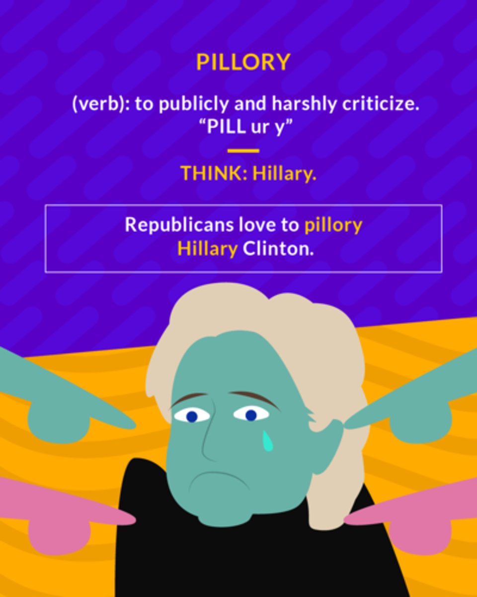 <p>(v.) to expose to public contempt or ridicule</p>