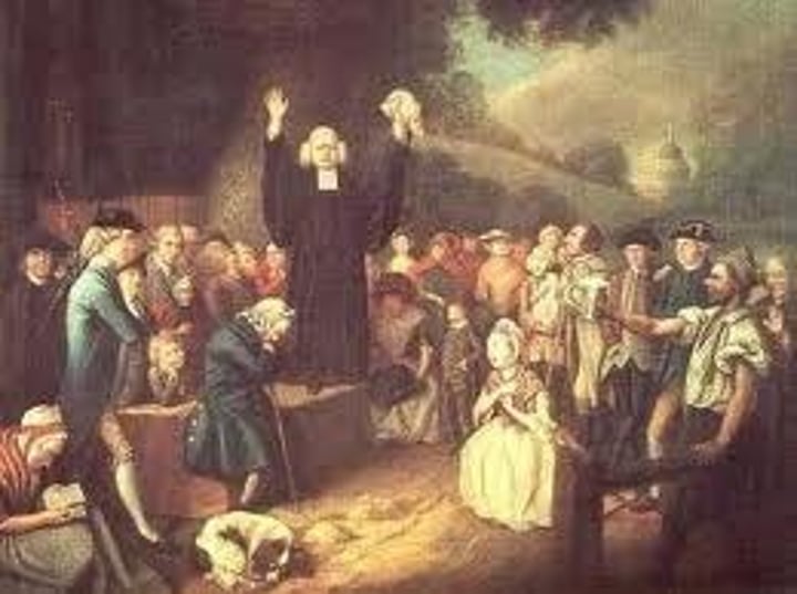 <p>Religious revival in the 1700's</p>